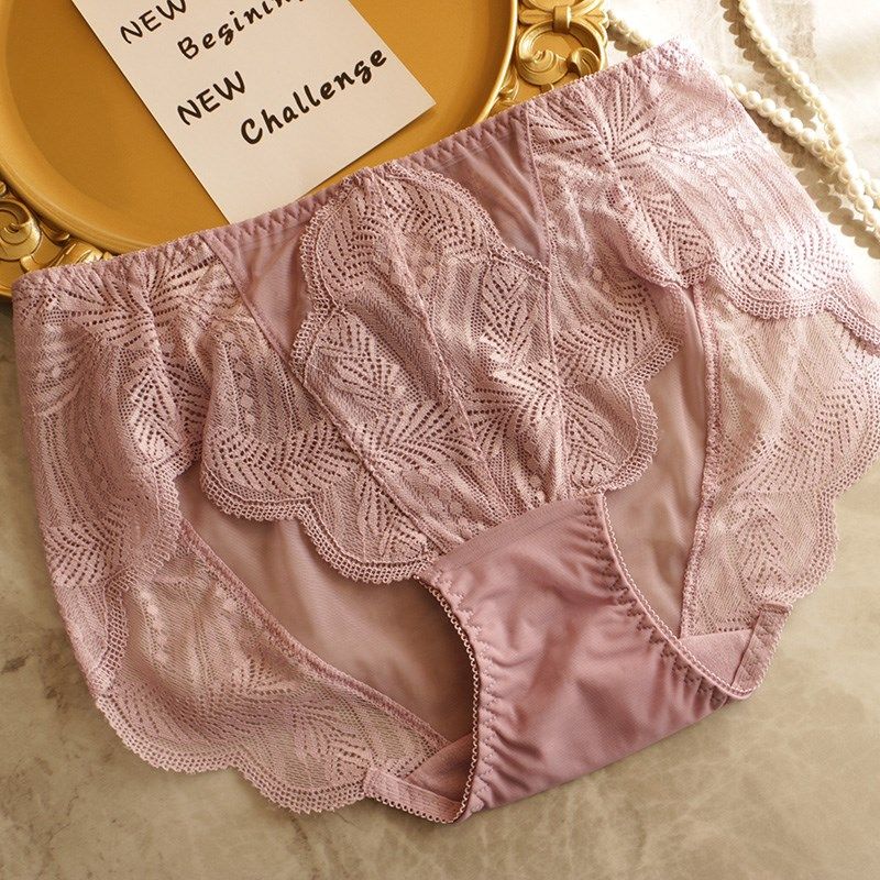 推荐性感蕾丝内裤女 中高腰无痕包臀大码透明女士三角裤胖mm夏季,女士内衣/男士内衣/家居服,女三角裤,淘宝优惠券,粉丝福利购,淘宝优惠卷