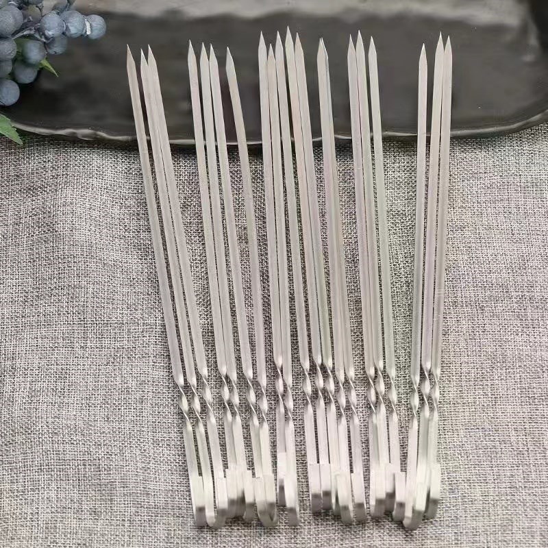 吊炉烧烤签子40cm长挂钩签子