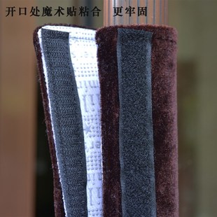 防滑物业单元门把手套玻璃门加厚布艺保暖拉门扶手套防寒防撞定制