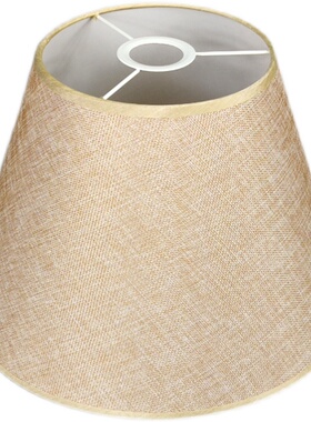 吊灯灯罩布艺大红色米黄色咖啡色黑白色台灯落地灯具配件E27E14