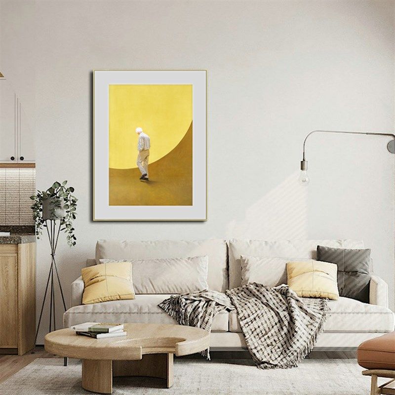 北欧抽象油画文艺风沙发背景挂画客厅画装饰沙发背景墙装饰画包邮,家居饰品,现代装饰画,淘宝优惠券,粉丝福利购,淘宝优惠卷