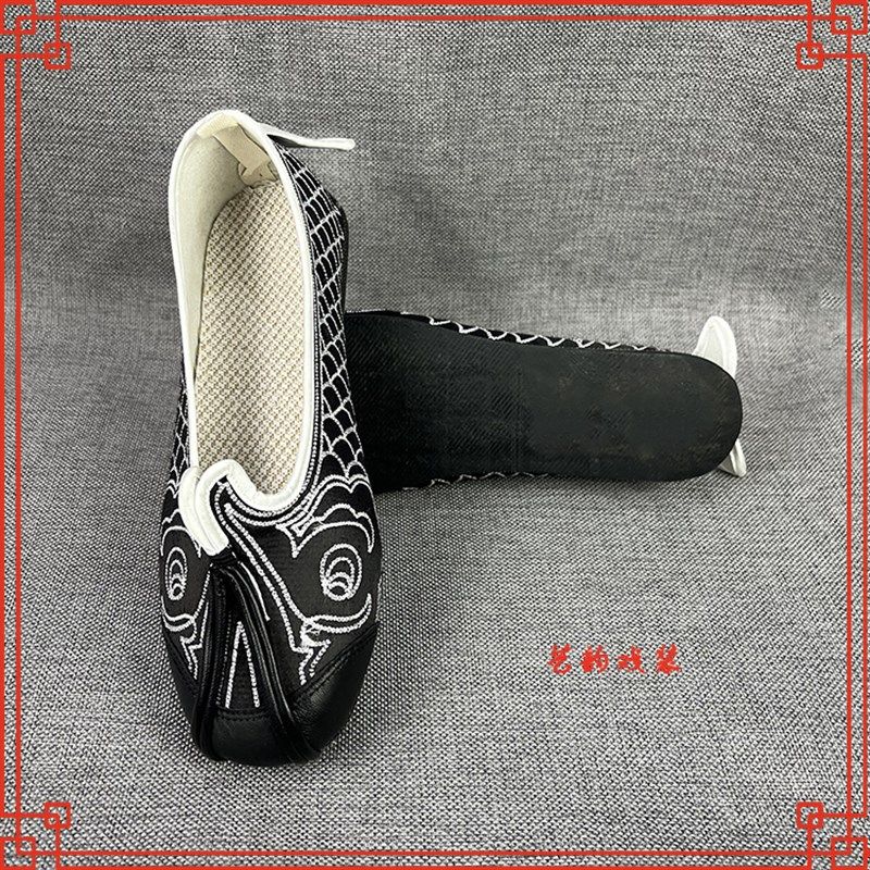 戏曲专业鱼鳞洒戏剧京剧丑角花脸鱼鳞撒鞋靸鞋丑花脸老生裹腿戏鞋,女装/女士精品,民族服装/舞台装,淘宝优惠券,粉丝福利购,淘宝优惠卷