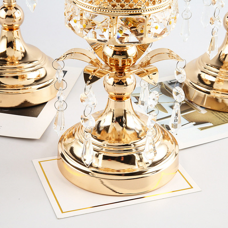 欧式水晶烛台金属铁艺蜡烛杯婚庆道具烛光晚餐蜡烛台家居装饰摆件,家居饰品,烛台,淘宝优惠券,粉丝福利购,淘宝优惠卷