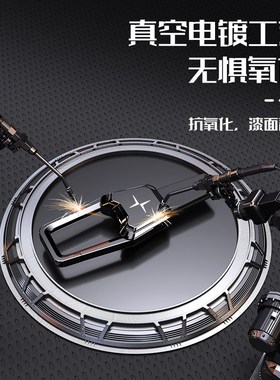 极星汽车钥匙扣Polestar 2男士3高档4腰挂定制挂件创意车用锁匙扣