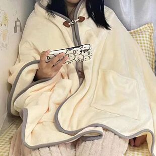 蜗家小毯子午睡办公室盖腿 披肩午休小毛毯秋冬季 单人沙发毯盖毯