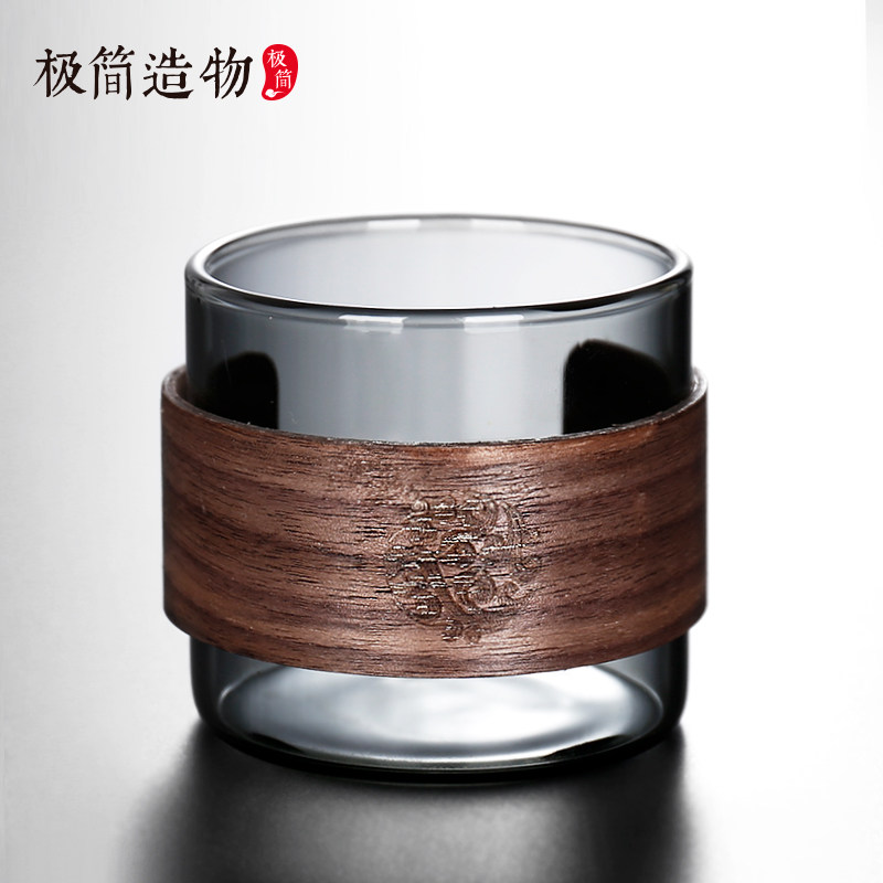 防烫手玻璃小茶杯隔热品茶杯主人杯单杯功夫品茗杯加厚喝茶小杯子,餐饮具,茶杯,淘宝优惠券,粉丝福利购,淘宝优惠卷