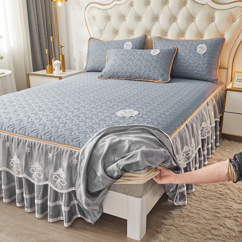 床笠乳胶席单件凉席冰丝席三件套可拆卸床裙水洗软席学生宿舍席子,床上用品,乳胶席,淘宝优惠券,粉丝福利购,淘宝优惠卷