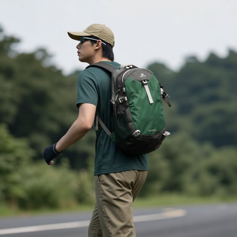 探拓户外双肩包男大容量旅行背包
