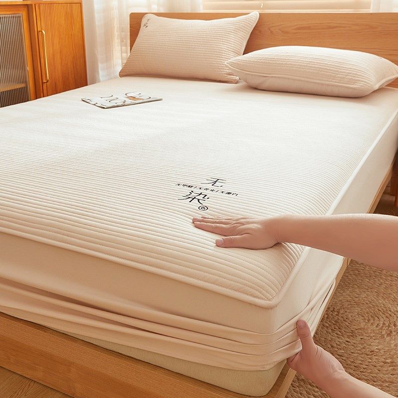 A类无染原棉大豆床笠单件夹棉床笠床垫保护罩,床上用品,床笠,淘宝优惠券,粉丝福利购,淘宝优惠卷