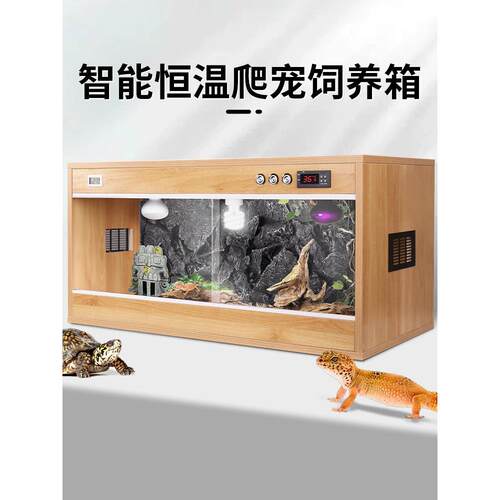 爬宠饲养箱蜥蜴智能恒温箱鬃狮陆龟守宫刺猬黄缘饲养缸定制保温箱