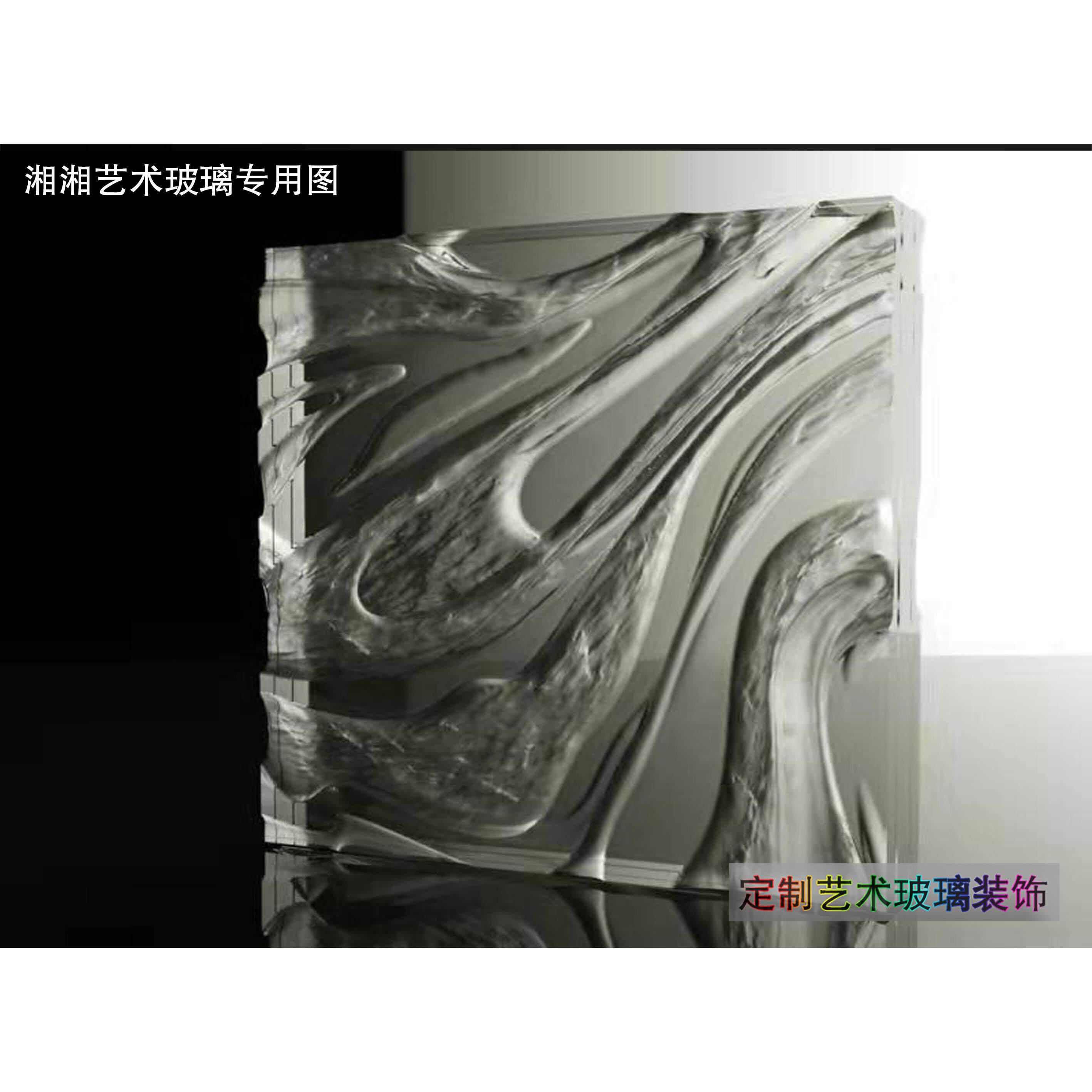 定制钢化雕刻夹胶玻璃 夹丝玻璃 烤漆玻璃 玄关隔断客厅 入户安装
