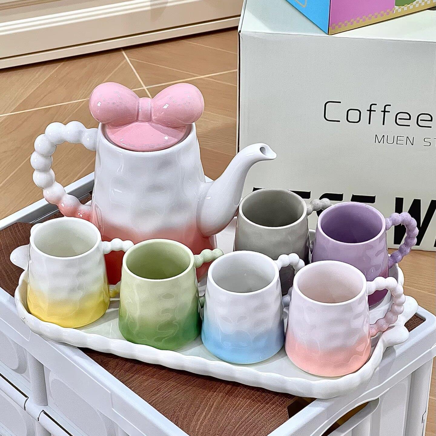 2026新款茶具套组泡茶家用待客水杯乔迁新居陶瓷茶杯茶具杯子礼盒