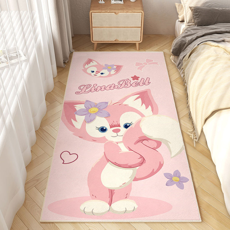 地毯卧室儿童房卡通床边毯房间学习桌地垫家用客厅书桌床前地垫,居家布艺,床边毯,淘宝优惠券,粉丝福利购,淘宝优惠卷