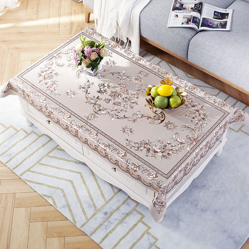 茶几桌布pvc防水防油防烫免洗餐桌布客厅塑料台布茶几巾茶几垫