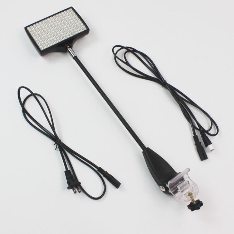 LED快接射灯快幕秀折叠拉网展架标摊投射灯 展览会长臂灯110-220V