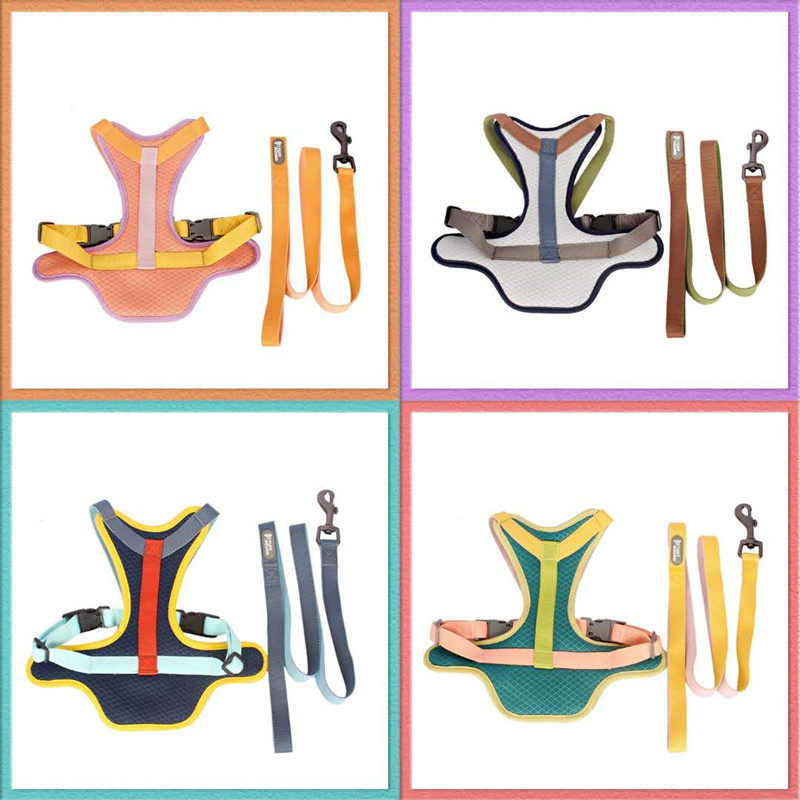 宠物胸背带狗狗牵引绳背心式大型遛狗绳子中型犬用品胸背套装