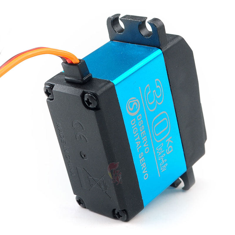 大扭力30kg机械臂 金属数字防水舵机 车模船模机器人机械臂攀爬车