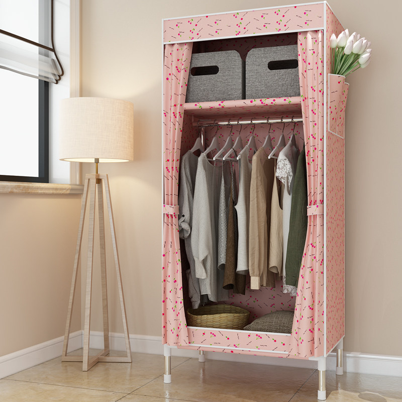 衣柜经济型单人小号学生宿舍牛津布衣柜加粗加固25出租房卧室衣柜,住宅家具,简易衣柜,淘宝优惠券,粉丝福利购,淘宝优惠卷