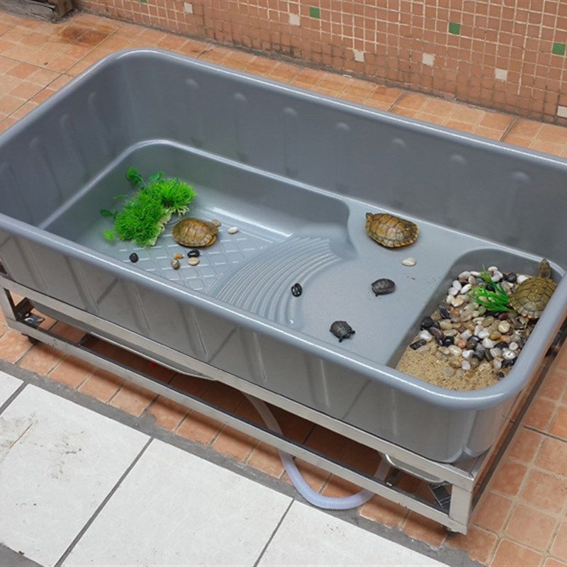 金牌卖家中号龟箱 种龟箱 养殖箱 水龟箱宠物水族箱龟箱乌龟别墅