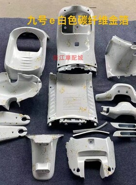9号电动车E系PP黑件内壳碳纤维纹水转印车壳E80CE100E125/E200P