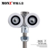 重型大型实木移门万向折叠门吊轮吊轨酒店包厢隔断门屏风五金配件