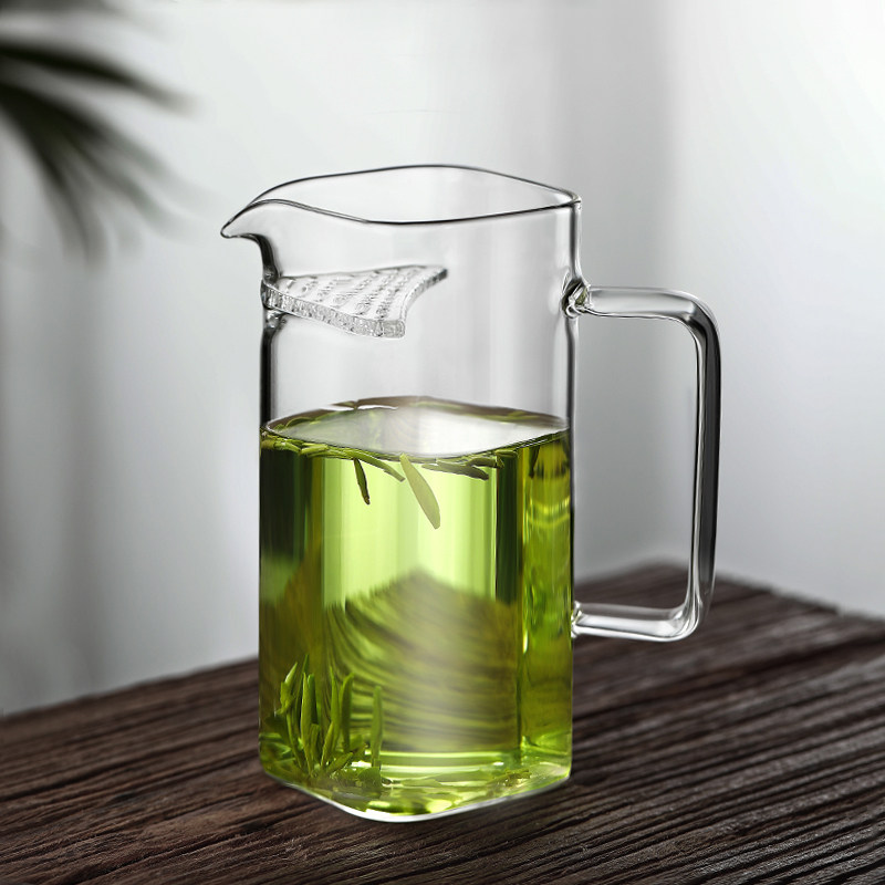 公道杯分茶器玻璃公道杯高档方形月牙杯公道杯茶漏套装公道杯玻璃,餐饮具,公道杯,淘宝优惠券,粉丝福利购,淘宝优惠卷