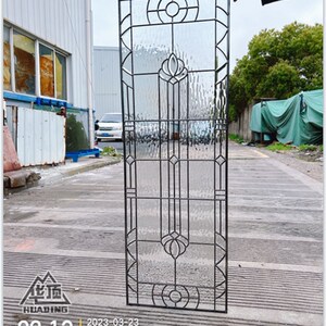 艺术玻璃门窗玻璃铜条玻璃镶嵌玻璃黑条玻璃屏风隔断玻璃