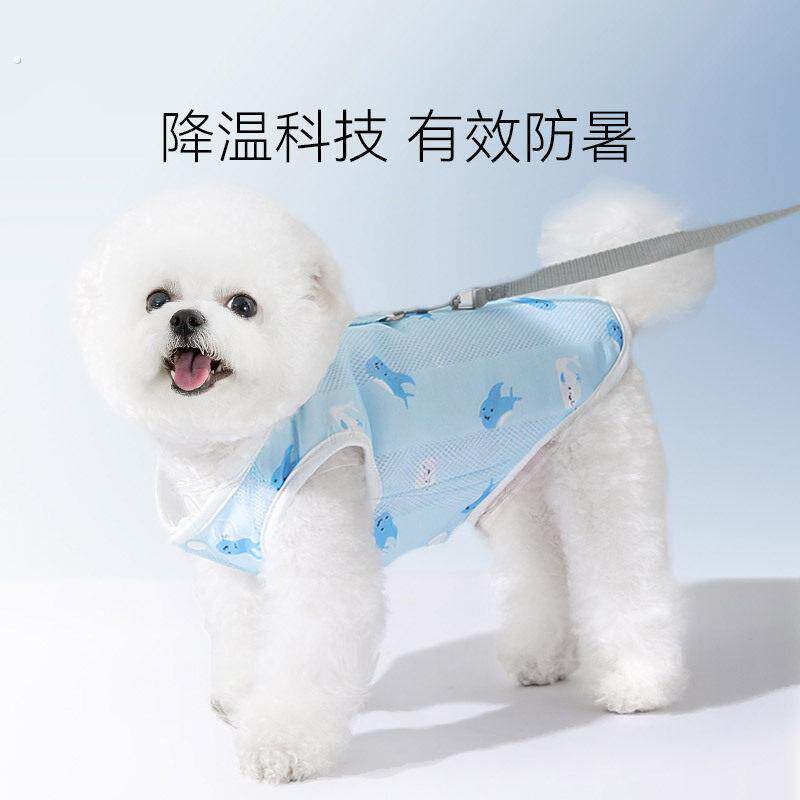 狗狗牵引绳外出防挣脱猫咪网红衣服背心式小型犬胸抱婴袋溜狗链