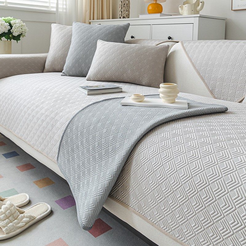 凉豆豆沙发垫夏季新款2024防滑凉席坐垫冰丝夏天凉垫盖布冷感套罩,居家布艺,沙发垫,淘宝优惠券,粉丝福利购,淘宝优惠卷