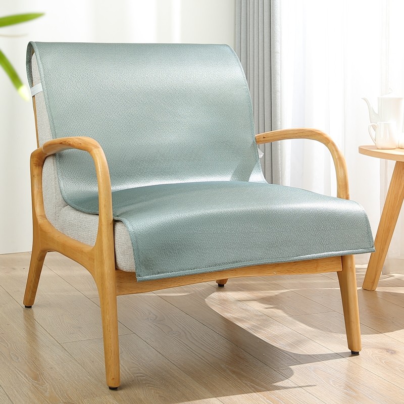 夏季单人凉席冰丝沙发垫单人沙发椅凉垫沙发坐垫靠背一体摇躺椅垫