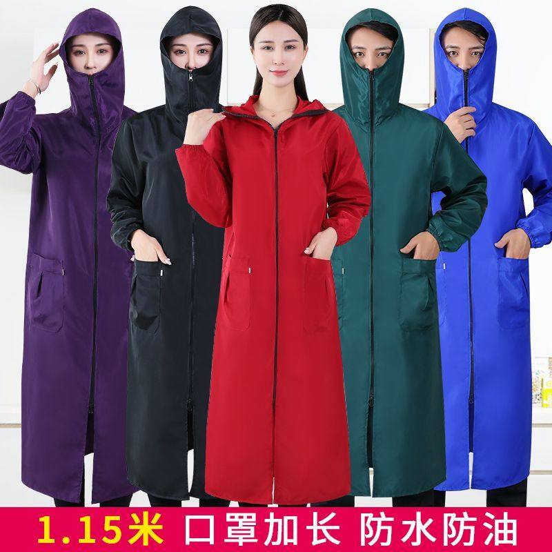 养殖场专用工作服特长口罩款喂猪大褂纯色防水围裙防护家用外套,居家日用,防护服,淘宝优惠券,粉丝福利购,淘宝优惠卷