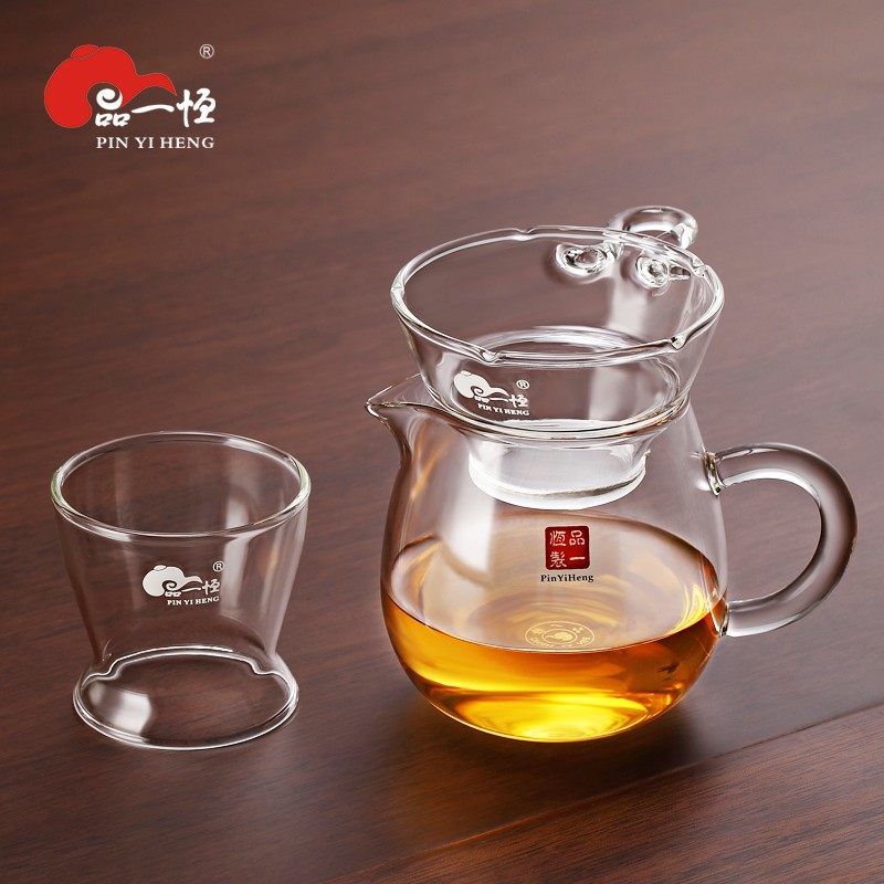 公道杯玻璃 加厚耐热耐高温公杯分茶器茶具加厚大码带把茶道茶海,餐饮具,公道杯,淘宝优惠券,粉丝福利购,淘宝优惠卷