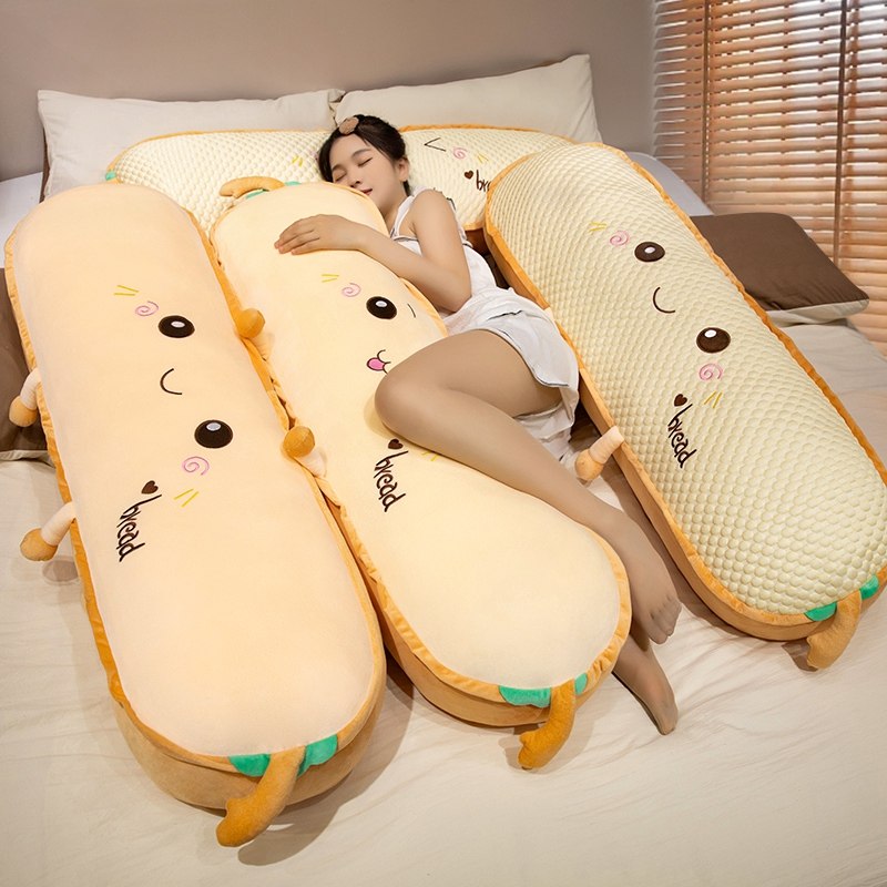 可爱吐司长条抱枕女生卧室床上侧睡夹腿枕头孕妇靠枕宿舍床头靠垫,居家布艺,靠垫/抱枕,淘宝优惠券,粉丝福利购,淘宝优惠卷
