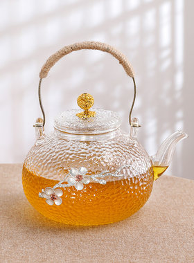 黑晶炉迷你烧水壶小型煮茶壶一人保温炉煮茶器玻璃茶具泡茶壶套装