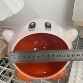 星之卡比创意陶瓷烟灰缸可爱卡通家用客厅办公室女生防飞灰小摆件