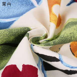 蒙月全棉帆布抱枕套不含芯老粗布沙发靠垫40x40/45x45/可定制尺寸