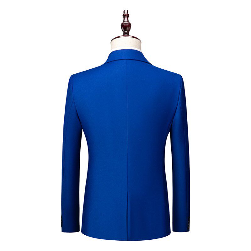 西服套装男士三件套修身大码新郎结婚礼服职业正装上班伴郎服西装