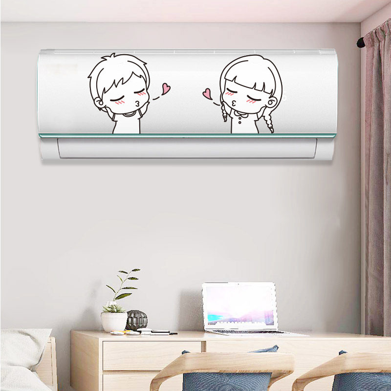 卧室立式挂机空调改造翻新墙贴纸自粘可移除儿童房装饰创意墙贴画,家居饰品,软装墙贴,淘宝优惠券,粉丝福利购,淘宝优惠卷