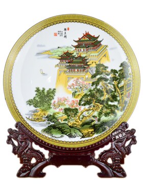 四大名楼滕王阁工艺品摆件景德镇陶瓷南昌旅游纪念品礼品家居装饰