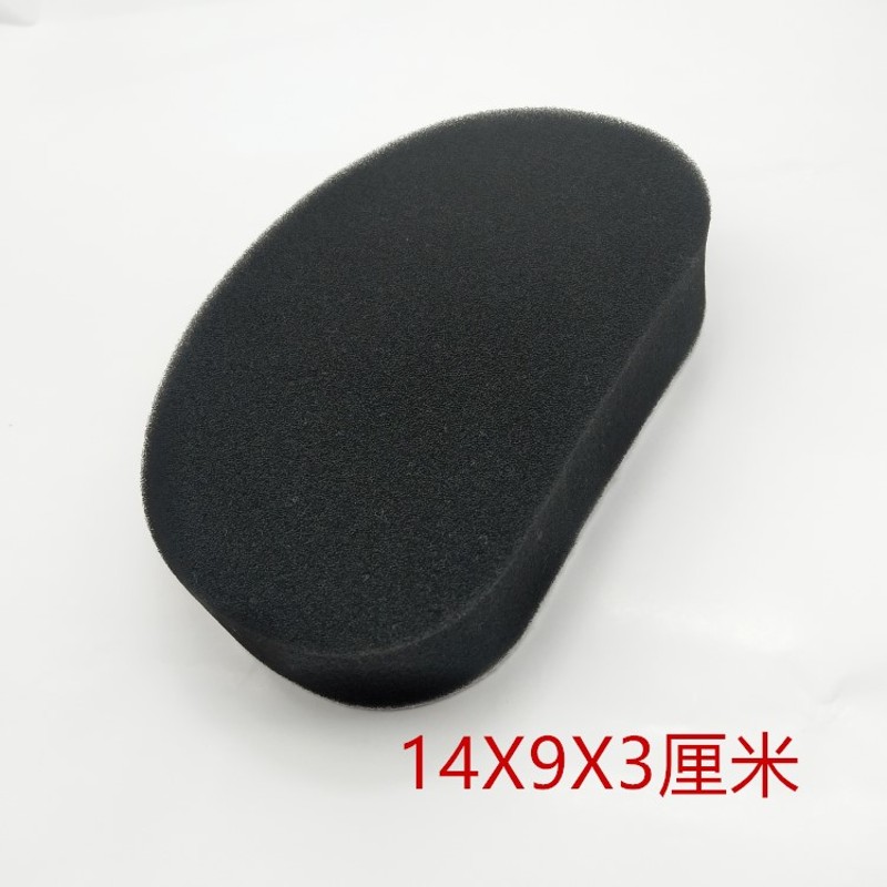 汽车用轮胎上光刷海绵上蜡替换海绵打轮胎蜡棉10个装轮胎刷车工具