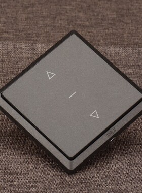 HC2781 天基86型6A一位窗帘回弹开关 自动复位型 白色哑黑色等