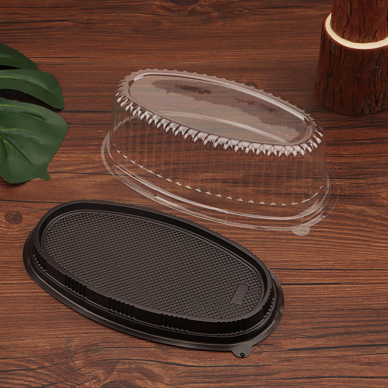 烘焙包装 轻乳酪芝士蛋糕包转盒椭圆形盒透明塑料吸塑打包盒加厚,厨房/烹饪用具,点心包装盒/包装袋,淘宝优惠券,粉丝福利购,淘宝优惠卷