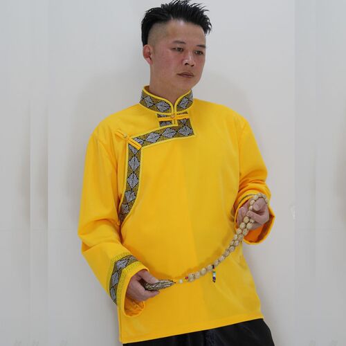 藏民族服装上衣藏式生活装锅庄舞休闲藏装藏衣22年新款宽松男衬衣
