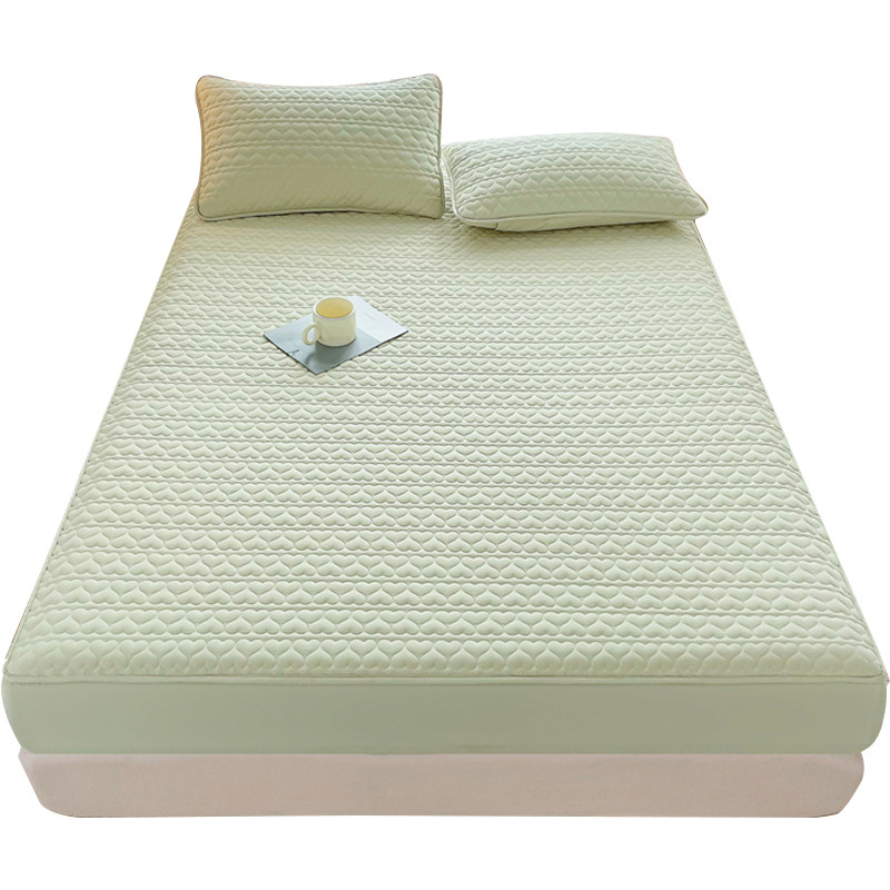 A类抗菌夹棉牀笠单件防尘牀罩防滑牀套全包加厚席梦思牀垫牀包,床上用品,床笠,淘宝优惠券,粉丝福利购,淘宝优惠卷