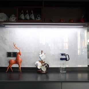 厨房切菜照明灯插电有线接线手扫感应灯餐边柜led吊柜下橱柜灯带