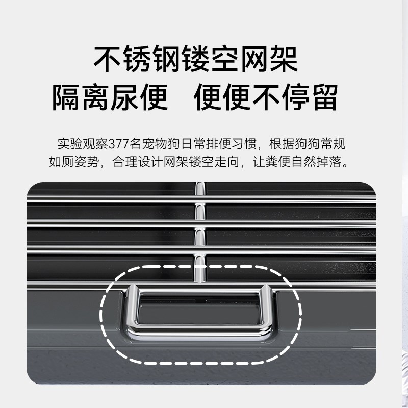 狗狗厕所中小型犬大小便神器隔离尿便盆防吃屎比熊泰迪博美犬通用