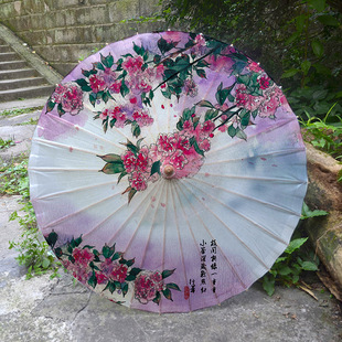 泸州油纸伞防雨防晒竹艺江南舞蹈伞演出cos装饰青花瓷旗袍走秀伞