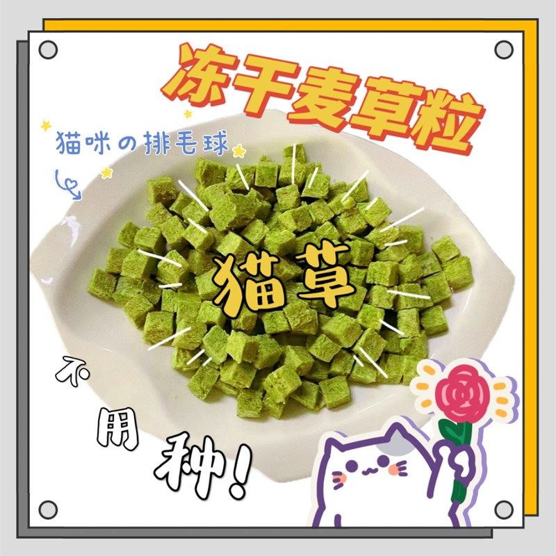 【猫化毛球镇店三宝】免种植猫草粉拌猫粮排毛球天然化毛膏麦草酥,宠物/宠物食品及用品,猫草/猫草片,淘宝优惠券,粉丝福利购,淘宝优惠卷