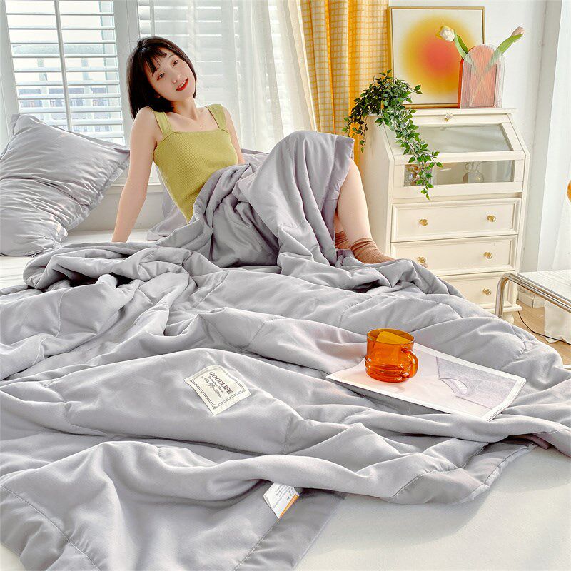 2025新款夏凉被单人学生宿舍空调被夏天可机洗薄被子夏天双人被芯