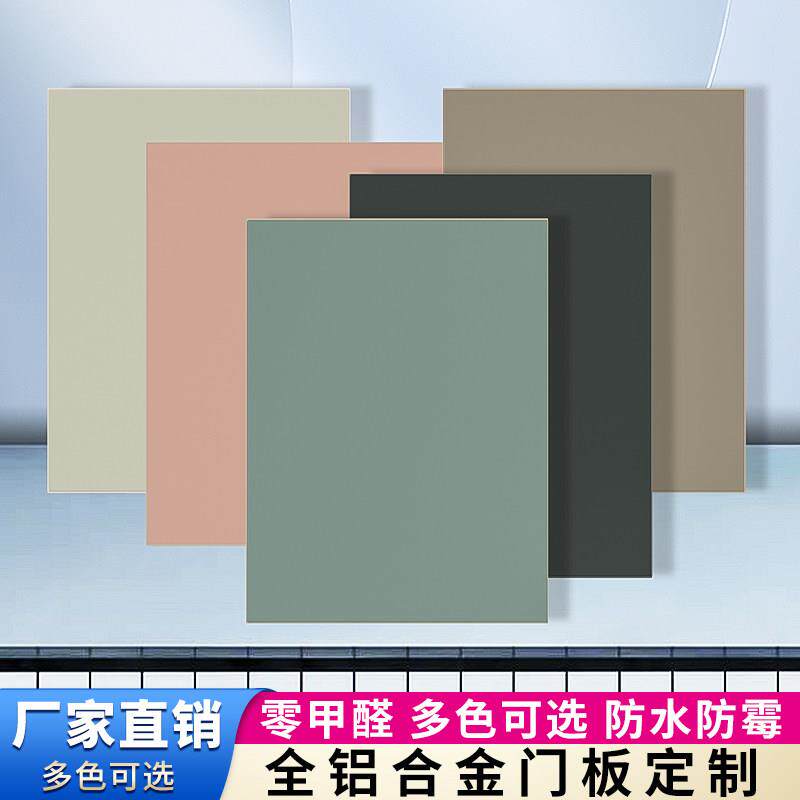 金属框架门铝合金门板一门到顶衣柜门整体橱柜门全铝系列全屋门板